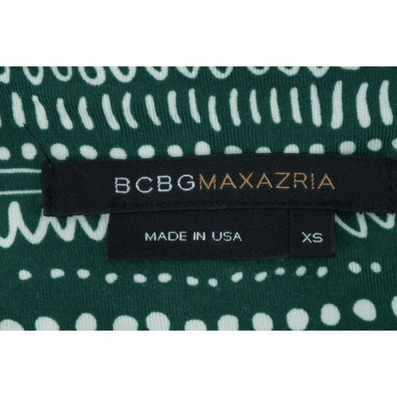 BCBGeneration Dress Women Extra Small‎ Green White Sundress Spaghetti Straps - Picture 3 of 9